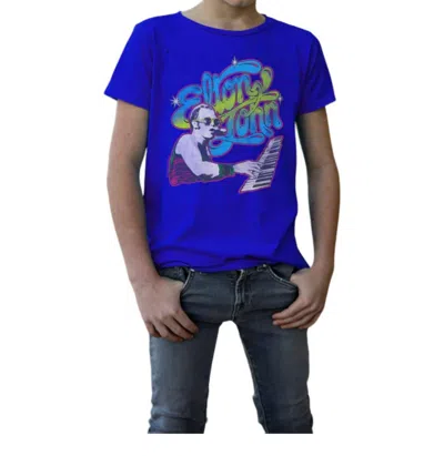 Rowdy Sprout Kids' Elton John Tee In Blue