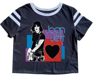 Rowdy Sprout Kids' Girl's Joan Jett Dreamer Tee In Black
