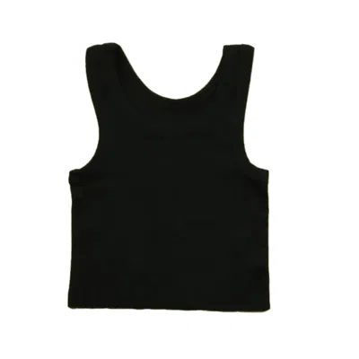 Rowdy Sprout Kids'  Girls Black Tank Top
