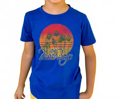 Rowdy Sprout Kid's Beach Boy Short Sleeve Tee In Blue