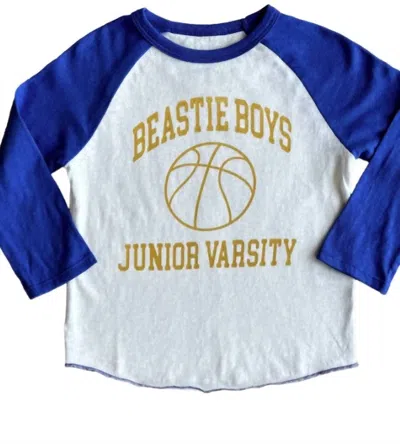 Rowdy Sprout Kid's Beastie Boys Jv Raglan Tee In Blue