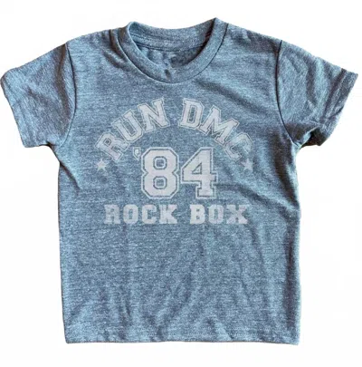 Rowdy Sprout Kid's Run Dmc Short Sleeve Tee In Blue