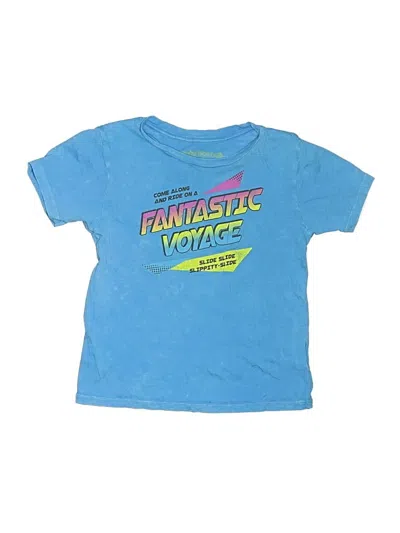Pre-owned Rowdy Sprout Kids' Short Sleeve T-shirt In Blue