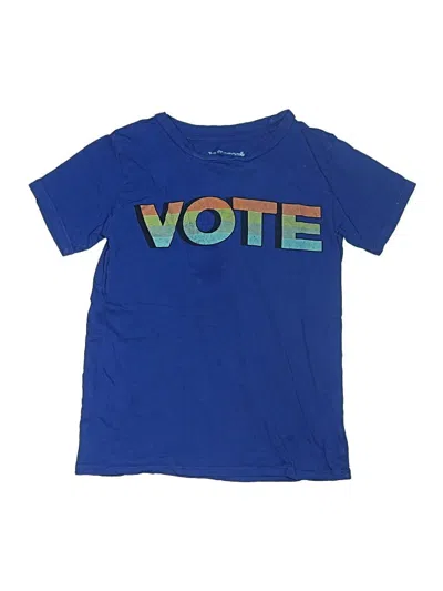 Pre-owned Rowdy Sprout Kids' Short Sleeve T-shirt In Blue