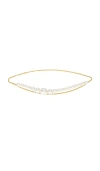 Rowen Rose Asymmetric Pearl Chain Belt