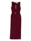 Rowen Rose Belt-detail Maxi Dress In Red