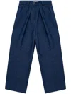 Rowen Rose Carrot-fit Jeans In Blau