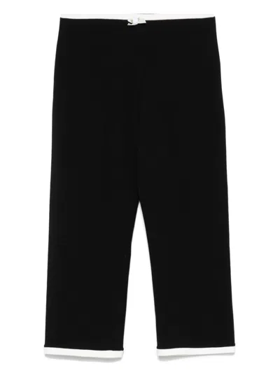 ROWEN ROSE CROPPED TROUSERS - WOMEN'S - COTTON/ELASTANE