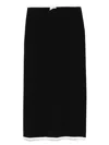 Rowen Rose Minirock Mit Applikationen In Black