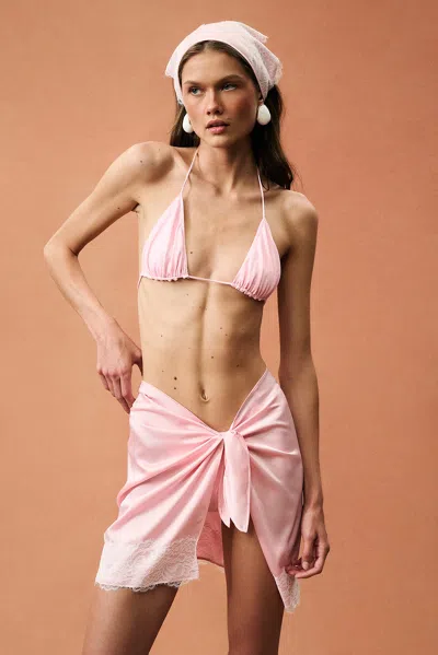 Rowen Rose For Fwrd Mini Sarong In Pink