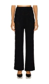 Rowen Rose Knit Pant In Black