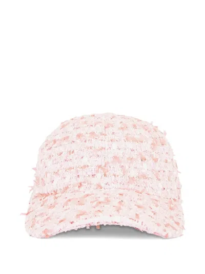 Rowen Rose Logo-detail Cotton Baseball Cap In Pink