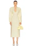 Rowen Rose Long Sleeve Midi Dress