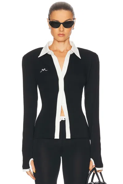 Rowen Rose Long Sleeve Polo Top