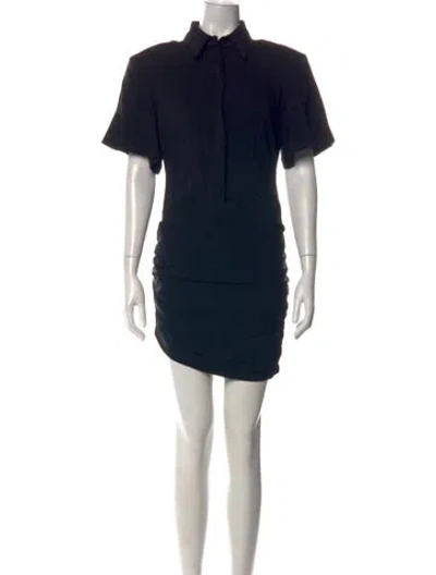 Pre-owned Rowen Rose Mini Dress In Black