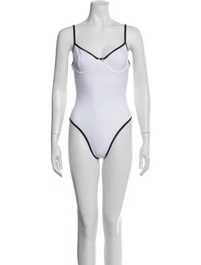 Pre-owned Rowen Rose One-piece W/ Tags In White