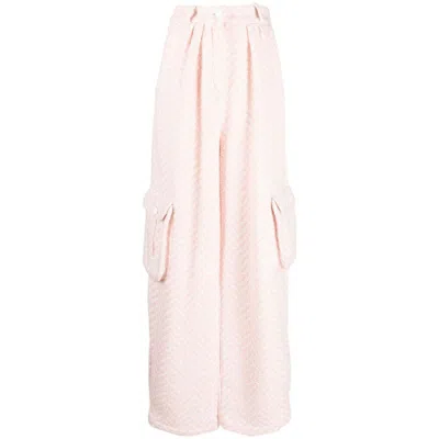 Rowen Rose Trousers In Pink/white