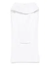 Rowen Rose Peplum Midi Skirt In White