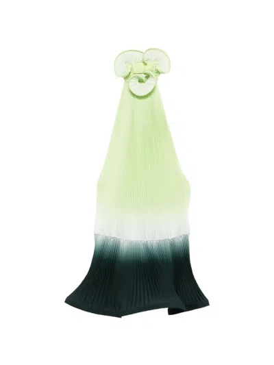Rowen Rose Pleated Dress In Green