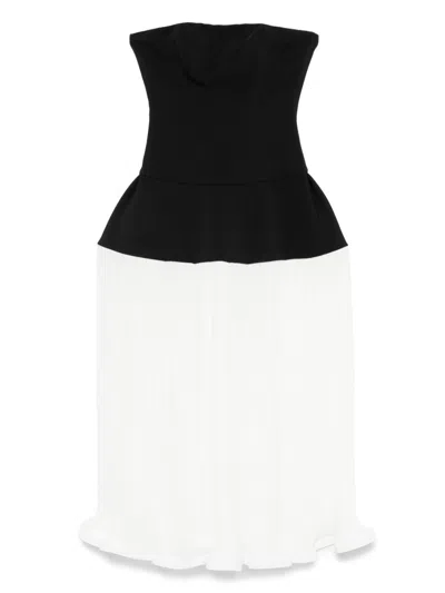 ROWEN ROSE MAXIKLEID MIT FALTEN