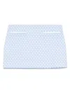 Rowen Rose Polka Dot Mini Skirt In Blue