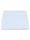 Rowen Rose Polka Dot Mini Skirt In Blau