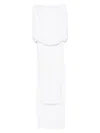 Rowen Rose Puffball-top Gown In White
