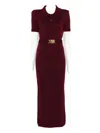 Rowen Rose Short Sleeve Midi Dress In Red
