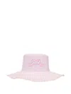 Rowen Rose Striped Poplin Sun Hat