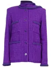 Rowen Rose Tweed Jacket In Violett
