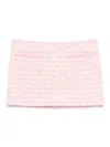 Rowen Rose Tweed Mini Skirt In Rosa