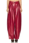 Rowen Rose Wide Leg Trouser In Blue