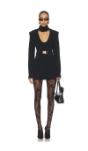 Rowen Rose X Revolve Abito Long Sleeve Mini Dress In Black