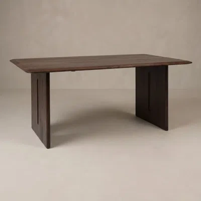 Rowena Interiors Acacia Wood Rectangular Dining Table In Brown
