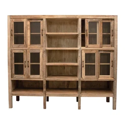 Rowena Interiors Bailey Reclaimed Wood Cabinet In Natural