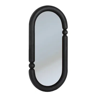 Rowena Interiors Benjamin Oval Wood-framed Wall Mirror