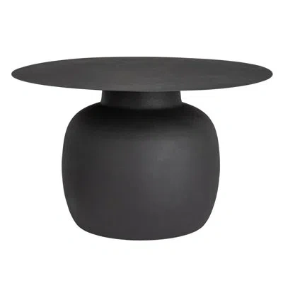 Rowena Interiors Carter Round Metal Coffee Table In Black