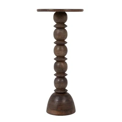 Rowena Interiors Mango Wood Accent Table In Gray