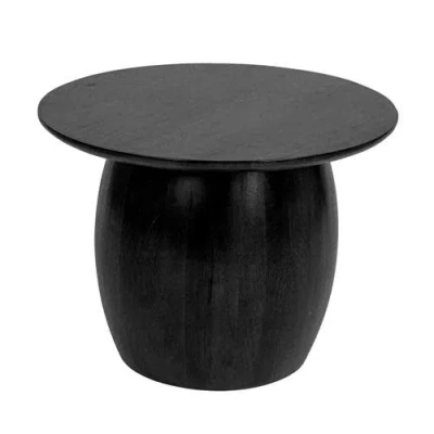 Rowena Interiors Round Modern Side Table In Black