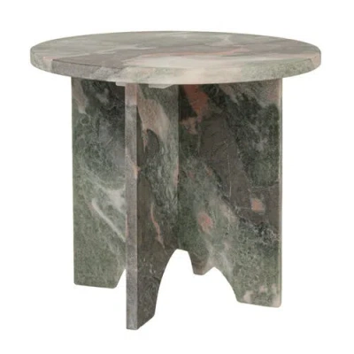 Rowena Interiors Sculptural Table With Interlocking Base In Gray