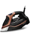 Rowenta Steamforce Pro 1850-watt Smart Steam Iron In Black  Copper