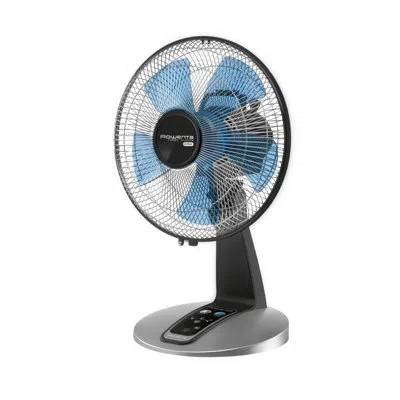 Rowenta Turbo Silence 12" Oscillating Table Fan In Black