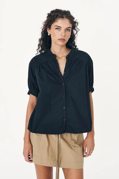 Rowie The Label Cora Spring Blouse In Blue