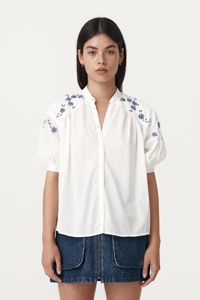 Rowie The Label Cora Spring Blouse In White