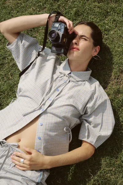 Rowie The Label Frankie Tie Short Sleeve Shirt