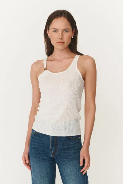 Rowie The Label Haven Bead Linen Tank