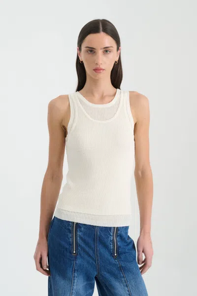Rowie The Label Jani Double-layer Knit Tank