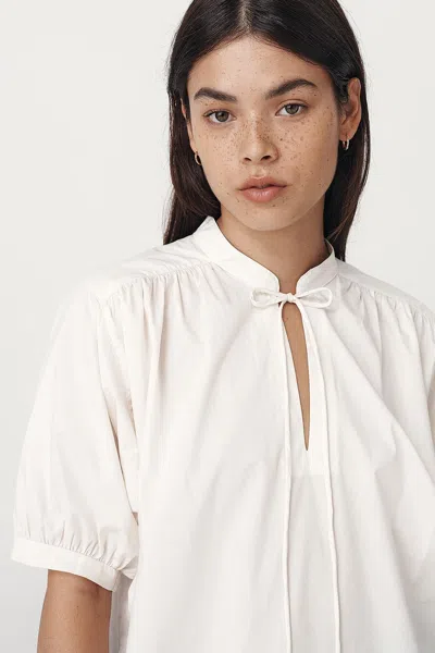 Rowie The Label Piper Organic Blouse In White