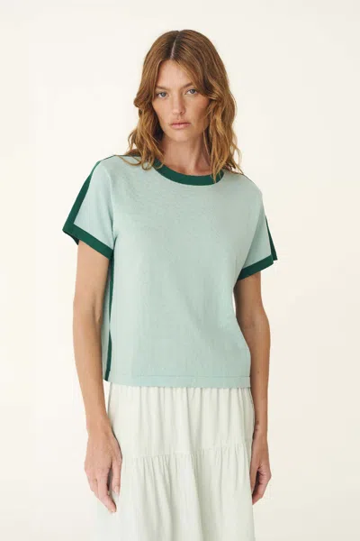 Rowie The Label Rania Contrast Knit Tee