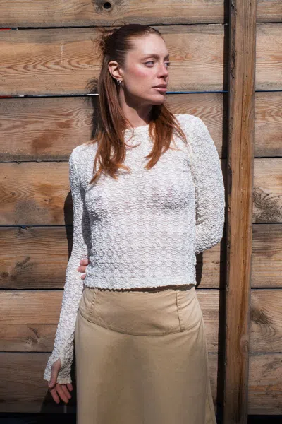 Rowie The Label Samantha Clover Lace Top